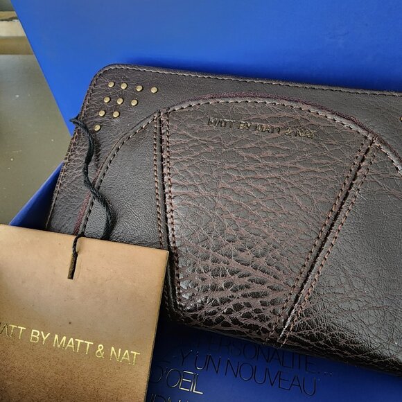 Matt by Matt & Nat - Brown, Multi-compartment Wallet - New-in-Box - Picture 3 of 8